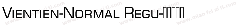 Vientien-Normal Regu字体转换